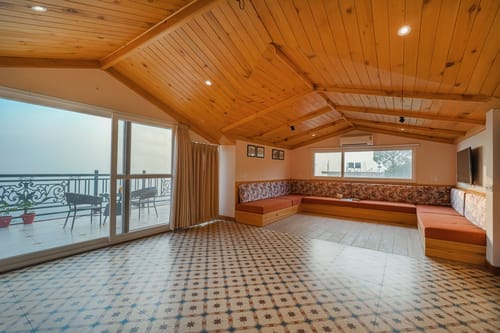 Konifer Pinegrove | 3-BHK Hilltop Escape with Attic, Panoramic Views, Garden, & Outdoor Lounge