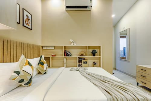 Veera Marina | Charming 3-BHK Apt Near Candolim Beach With Common Pools & Lift