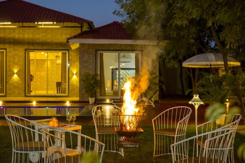 Roohmon’s Farm | Exquisite 5-BHK Retreat With Private Pool, Garden & Barr