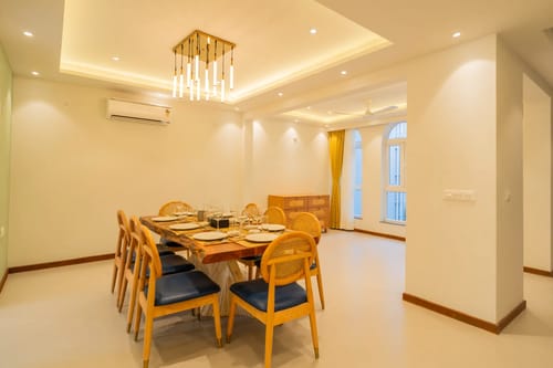 Solace Teal | Charming Pet-friendly 5-BHK Getaway With Private Pool | Grand Dining & 2 living spaces