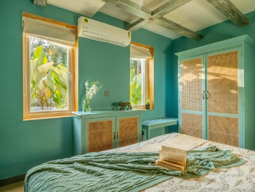 Villa Aarna | Tropical 3-BHK Villa Near Ozran Beach With Private Pool & Lounge Area