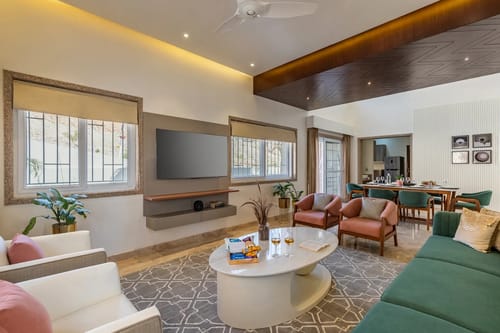 Shourya Eden | 3-BHK | Pvt Pool & Garden | Scenic Views