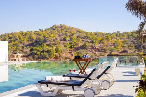 Kvanya Mansion | Regal 5-BHK Getaway With Pvt Pool, Home Theater, Gym & Garden