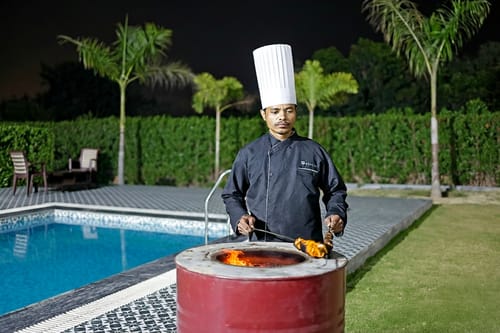 Amaltas | 4 BHK Countryside Hideaway With Pvt Pool, Lush Garden & 360 Aravalli Views