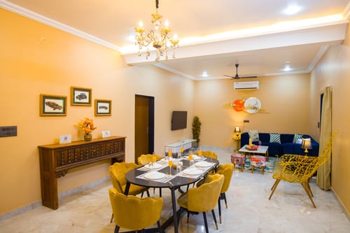 The Bliss Hushwood | 2-BHK Villa With Private Pool, Lush Garden & Poolside Gazebo; Pet-friendly