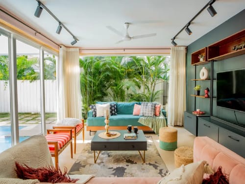 Villa Aarna | Tropical 3-BHK Villa Near Ozran Beach With Private Pool & Lounge Area