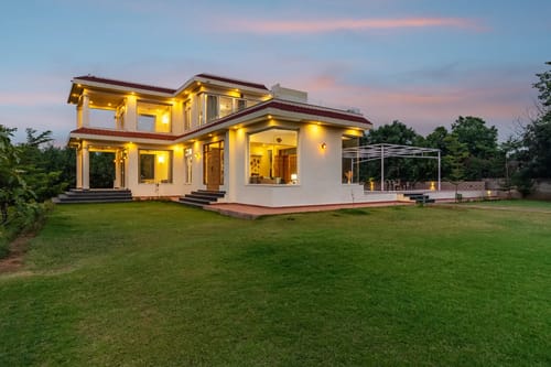 Raga | 2-BHK | Pvt Pool | Garden | Gazebo | Entertainment Lounge | Kids Play Area