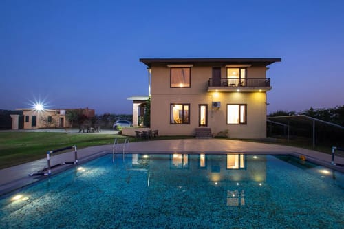 Anantara | 3-BHK | Pet-Friendly Farmstay With Private Pool | Camel Rides & more 