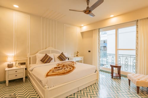 Purple Coral | Luxe 5-BHK Villa With Two Private Pools & Lift Near Chapora Fort