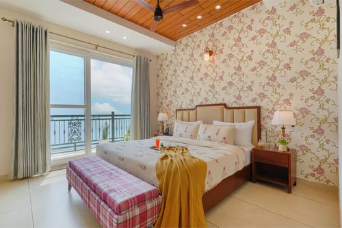 Konifer Wild Fern | Hilltop 2-BHK Retreat with Scenic Views, Shared Garden & Outdoor Seating Space