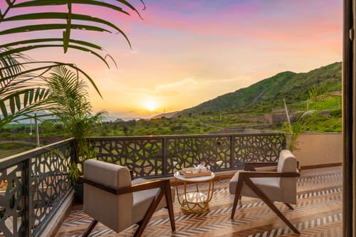 Shreya Blossom Retreat | 4-BHK Villa With Private Pool, Gazebo, Garden, Bar & Scenic Aravali Views