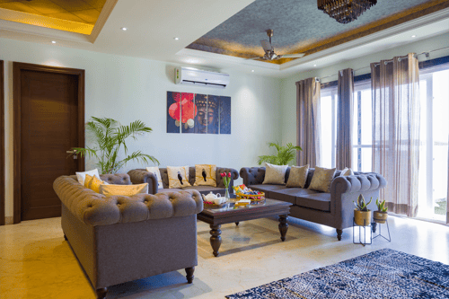 BYDM The Sky Heaven | Charming Pet-friendly 4-BHK Penthouse 15 Min from Triveni Ghat With Balcony, Bar & Lift