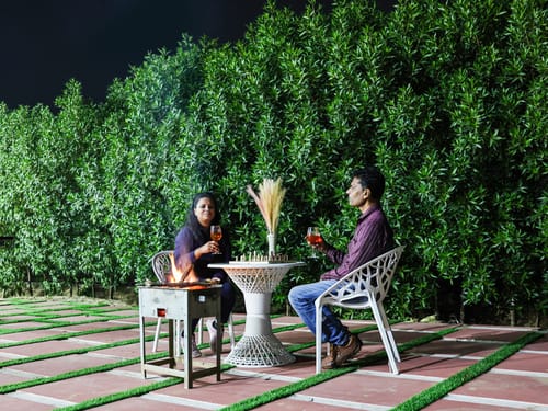 Vijeta Farms | 3-BHK With Private Pool, Lawn, Terrace & Bonfire