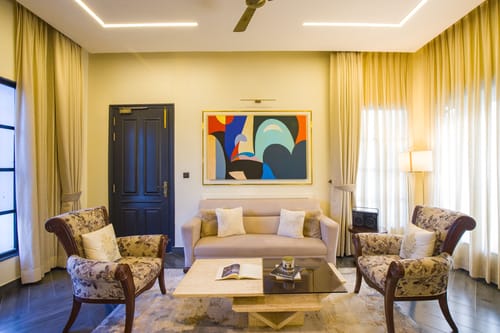 Ibiza | Luxe 4-BHK Farmhouse With Private Pool, Garden & Indoor Bar