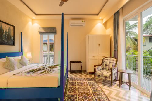 Purple Coral | Luxe 5-BHK Villa With Two Private Pools & Lift Near Chapora Fort