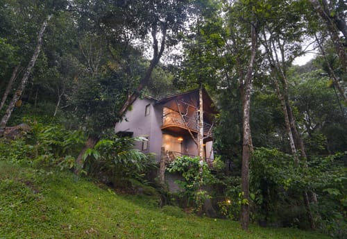 Panchavadi | Tree House On 10-acre Land With Natural Pool, Garden & Restro