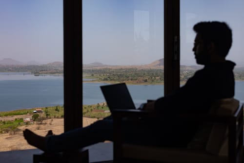 Sunset on the Lake - Igatpuri