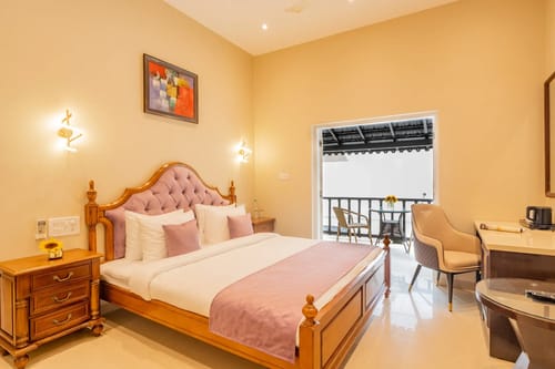 Emperor Ozran | 2-BHK Retreat With Balconies, Restaurant & Bar