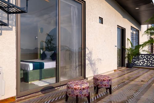 Shreya Blossom Retreat | 4-BHK Villa With Private Pool, Gazebo, Garden, Bar & Scenic Aravali Views