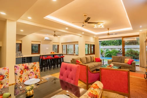 Villa Anasa | 4-BHK | Pvt Pool | Garden | Outdoor Sitting Area