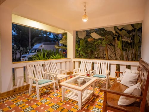 Villa Aarna | Tropical 3-BHK Villa Near Ozran Beach With Private Pool & Lounge Area