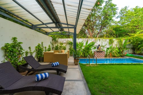 Azalea | Pet-friendly 3-BHK Villa With Private Pool, Garden & Bar