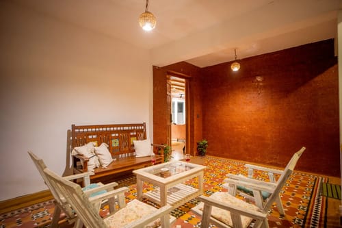 Villa Aarna | Tropical 3-BHK Villa Near Ozran Beach With Private Pool & Lounge Area