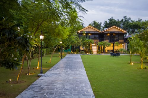 Raha Farms | 1 Duplex on 5.5-Acre Land With Shared Pool, Restro, Game Zone & Library