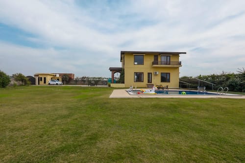 Anantara | 3-BHK | Pet-Friendly Farmstay With Private Pool | Camel Rides & more 