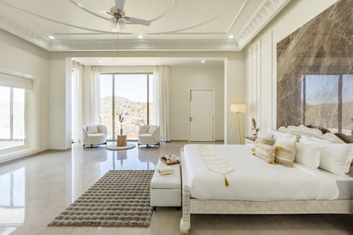 Kvanya Mansion | Regal 5-BHK Getaway With Pvt Pool, Home Theater, Gym & Garden