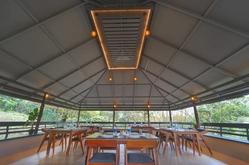 Panchavadi | Tree House On 10-acre Land With Natural Pool, Garden & Restro