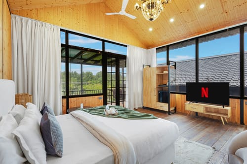 Raha Farms | 1 Cottage With Common Pool, Restaurant, Game Zone, Gym & Conference Area