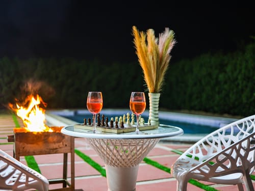 Vijeta Farms | 3-BHK With Private Pool, Lawn, Terrace & Bonfire