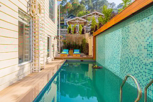 The Royce Orchid | Pet-friendly 4-BHK Hilltop Villa With Jacuzzi, Steam Room, Private Pool & 360° Hill Views