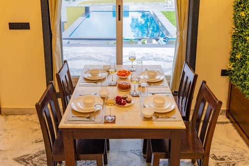 Lakemount | 2-BHK Getaway with Private Pool, Open-Air Gazebo & Terrace At Fatehsagar Lake