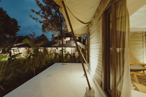 Ananta Bliss Talam | 2-BHK Pet-friendly Villa & 1 Tent On 1-Acre of Land with Shared Pool, Firepit, Garden & Gazebo