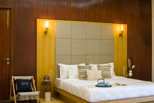 Kvanya Mansion | Regal 5-BHK Getaway With Pvt Pool, Home Theater, Gym & Garden