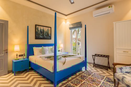 Purple Coral | Luxe 5-BHK Villa With Two Private Pools & Lift Near Chapora Fort