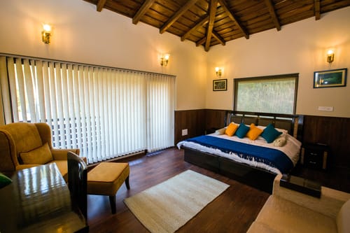 GlenBrook Estate | Hillside 1-BHK Suite & 1 Cottage with Gazebo, Restro & Lounge Area Near Waterfall