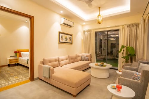 Laguna Echo | Serene Pet-friendly 3-BHK Retreat With Private Pool & Garden Near Anjuna Beach