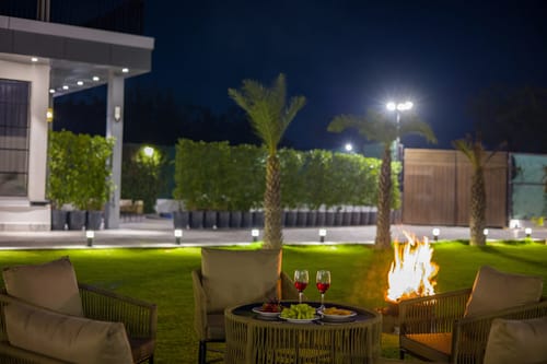 Ibiza | Luxe 4-BHK Farmhouse With Private Pool, Garden & Indoor Bar