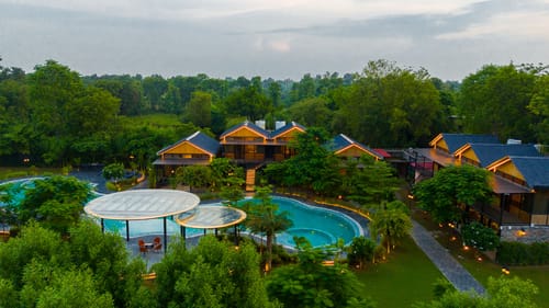 Raha Farms | 1 Cottage With Common Pool, Restaurant, Game Zone, Gym & Conference Area