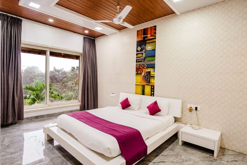 Ayur Kutir | 9-BHK Retreat With Private Pool, Glass Pool, Garden, Gazebo, Jacuzzi & Spa room