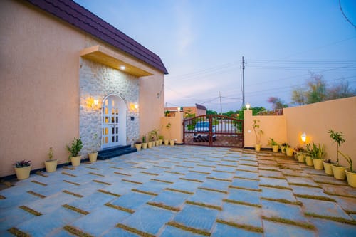 The Bliss Hushwood | 2-BHK Villa With Private Pool, Lush Garden & Poolside Gazebo; Pet-friendly