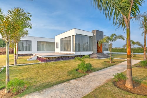 Amaltas | 4 BHK Countryside Hideaway With Pvt Pool, Lush Garden & 360 Aravalli Views