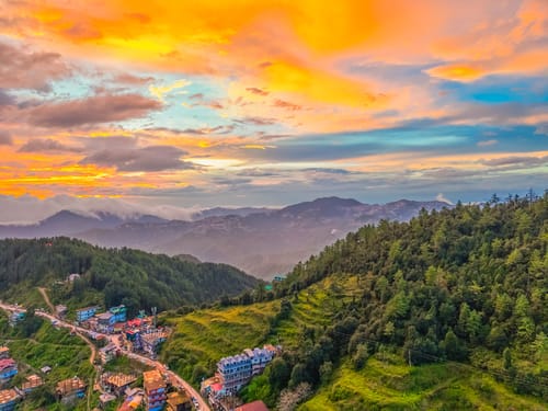 Himalayan Escape Calmara Cottage | 1 Hillside with Bathtub, Kitchenette, Shared Garden, Terrace & Views