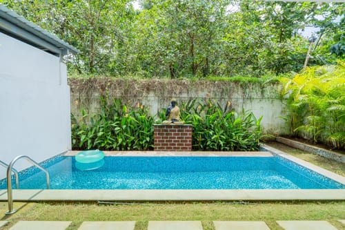 Villa Judiline | Elegant Pet-friendly 3-BHK Villa With Pvt Pool, Indoor Bar & Outdoor Sitting