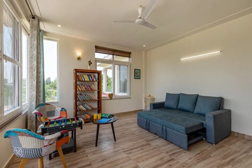 Raga | 2-BHK | Pvt Pool | Garden | Gazebo | Entertainment Lounge | Kids Play Area