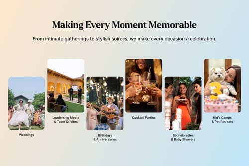 Celebrations and Offsites at Vista Villas near Mumbai