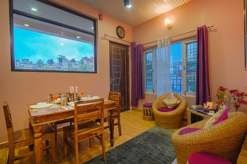 Riva Dreams | 2-BHK Retreat with Hill Views & Lush Garden